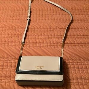 Kate Spade Cream & Black Crossbody Bag